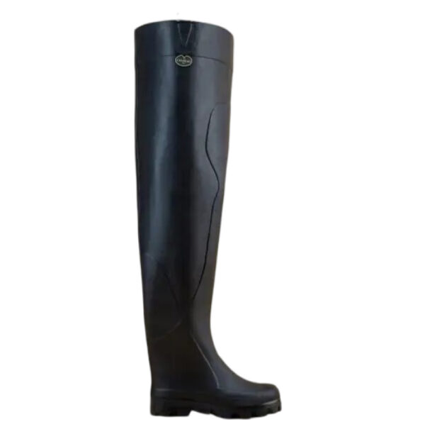 Men'S Océane Ponti Lined Thigh Boot Noir