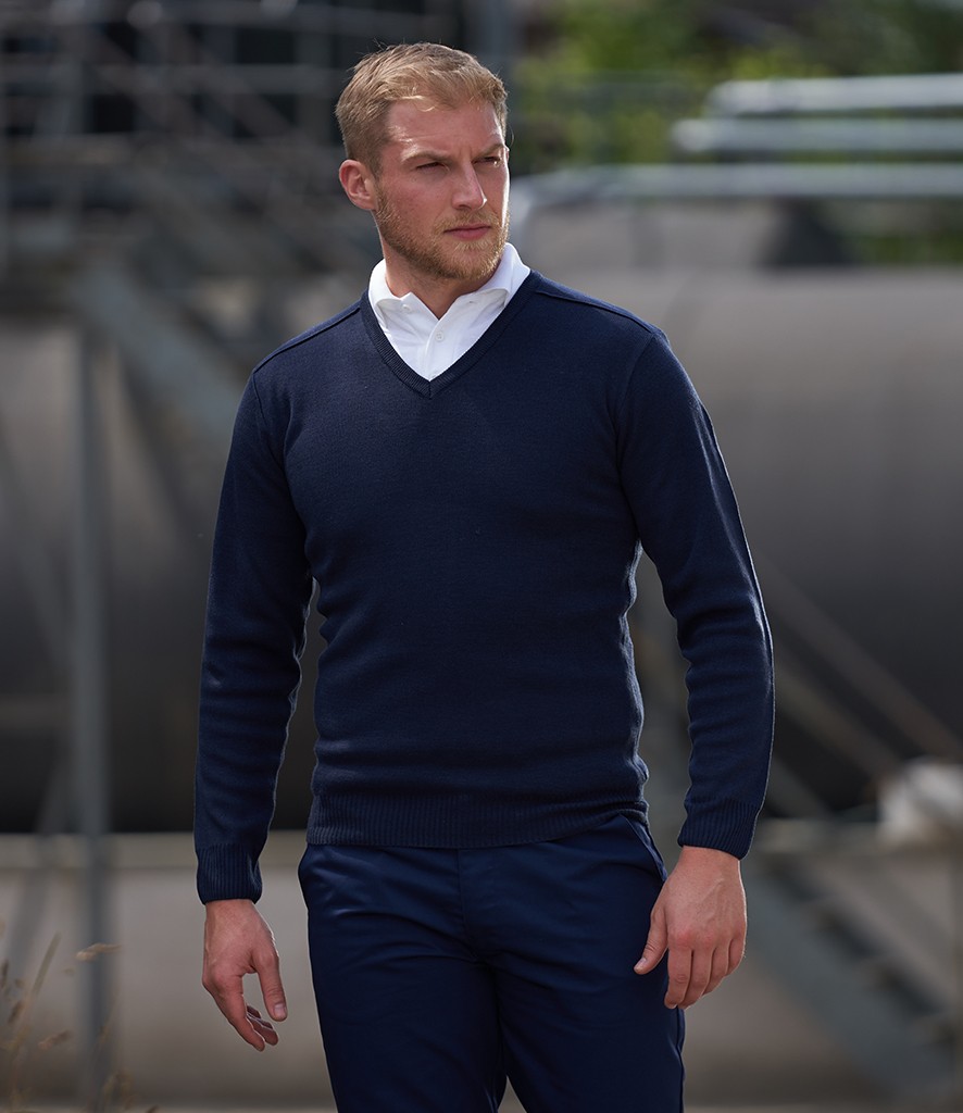 PRO RTX Pro Acrylic V Neck Sweater