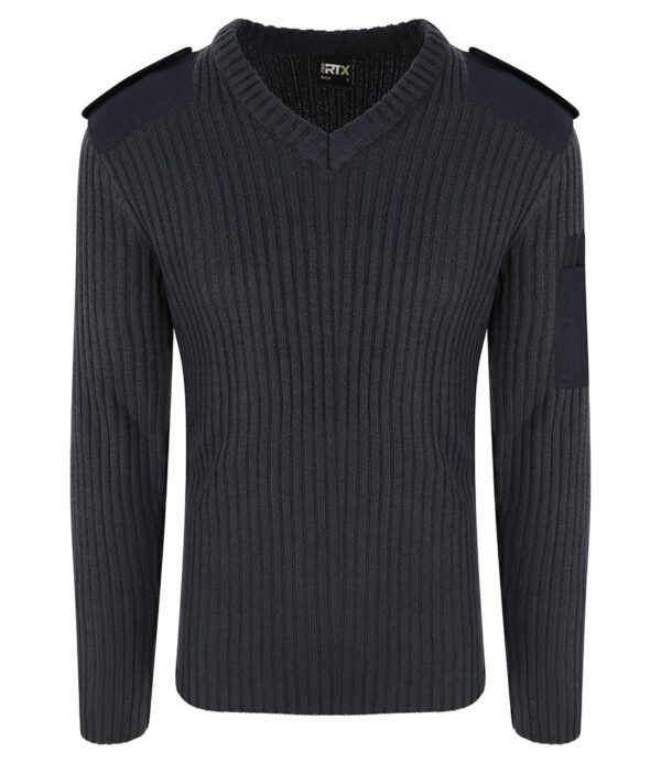 PRO RTX Pro Acrylic Security V Neck Sweater