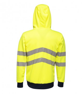 Regatta Hi-Vis Pro Extol Stretch Zip Hoodie