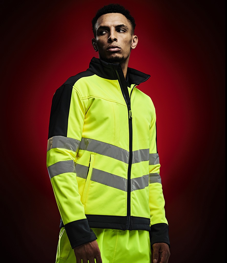 Regatta Hi-Vis Pro Contrast Soft Shell Jacket