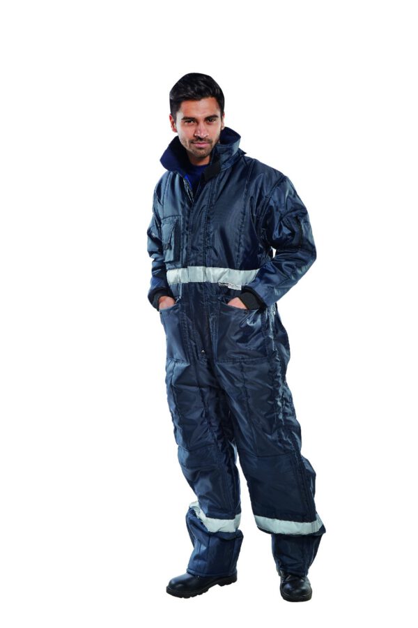 COLDSTAR FREEZER COVERALL NAVY BLUE