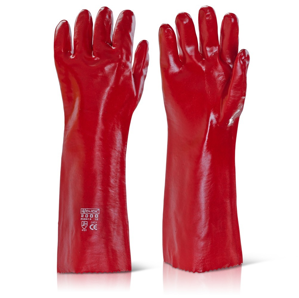 PVC GAUNTLET OPEN CUFF 18 INCH (45cm)