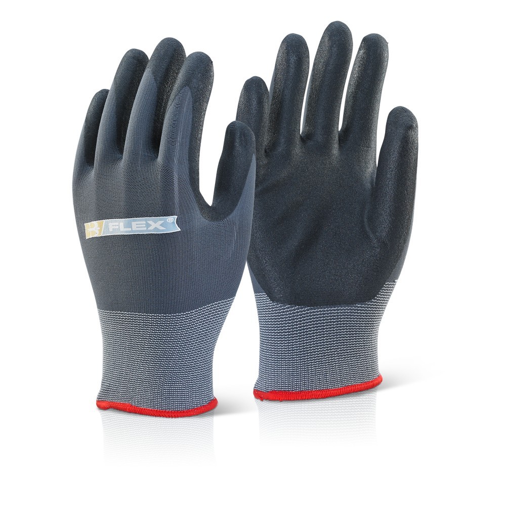 NITRILE PU MIX COATED GLOVE
