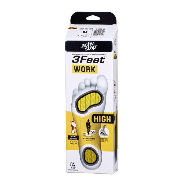 Activ-Step 3Feet Work Footbeds High - 3FW001H