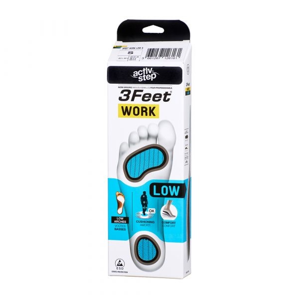 Activ-Step 3Feet Work Footbeds Low - 3FW001L