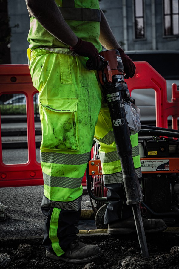DELTIC HI-VIS OVERTROUSER TWO-TONE
