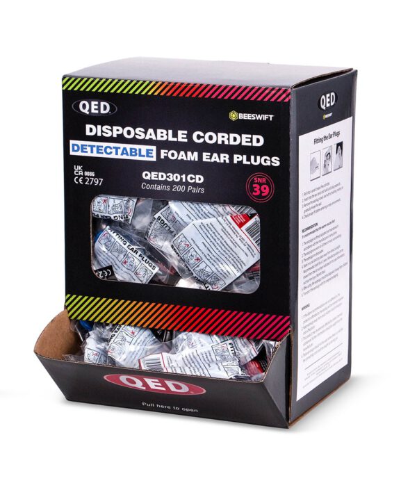 QED CORDED DETECTABLE EAR PLUG