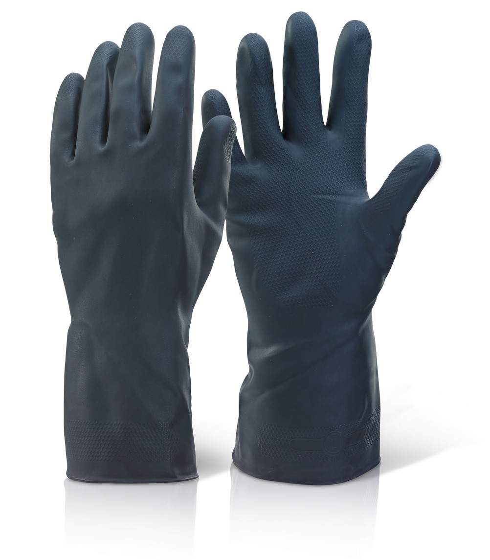HEAVYWEIGHT HOUSEHOLD GLOVES BLACK