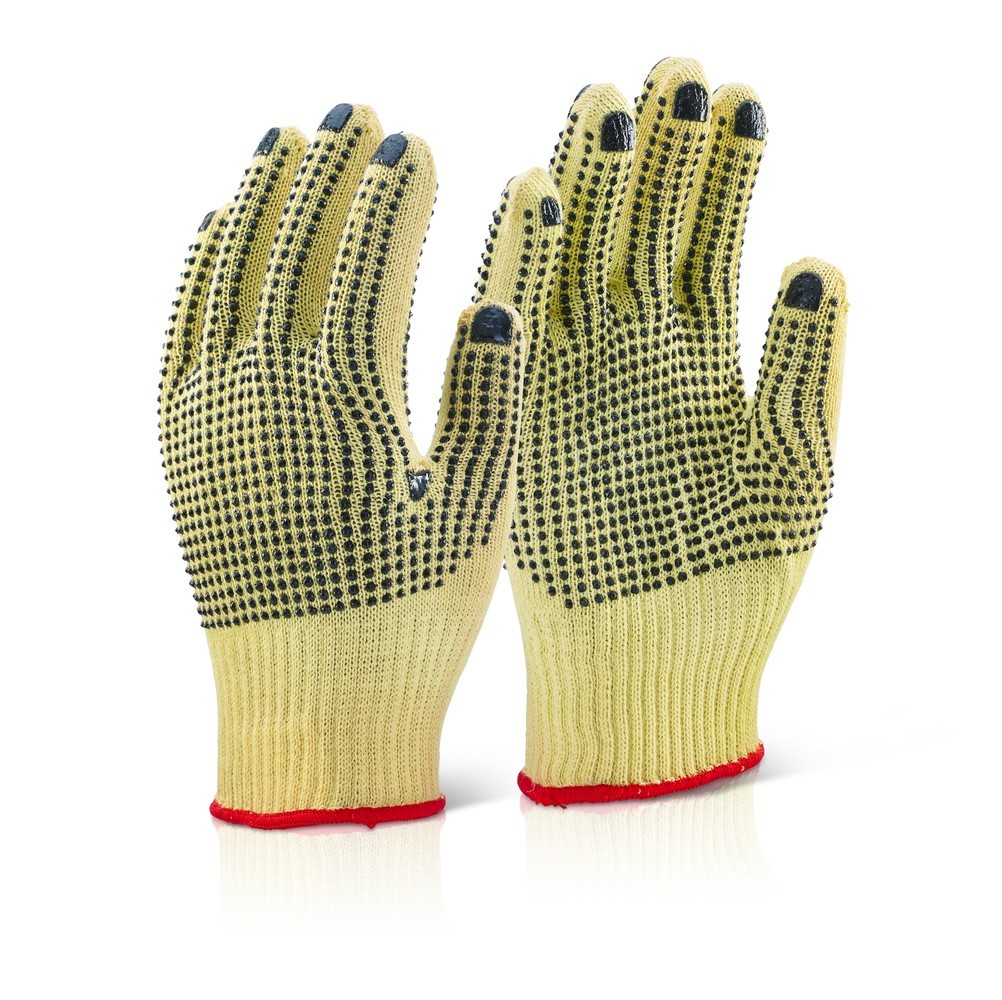 KEVLAR GLOVE MEDIUM WEIGHT DOTTED