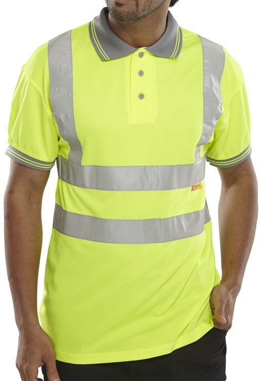 POLO SHIRT SHORT SLEEVED SATURN YELLOW