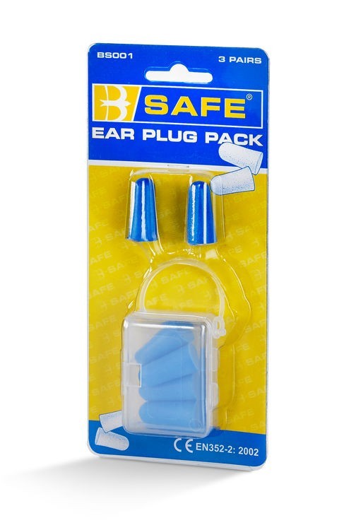 B-SAFE EAR PLUGS 3/PACK