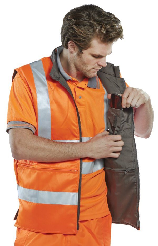 RAIL SPEC BODYWARMER REVERSIBLE