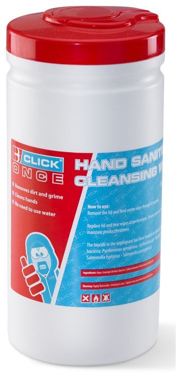 HAND SANITISING CLEANSING WIPE