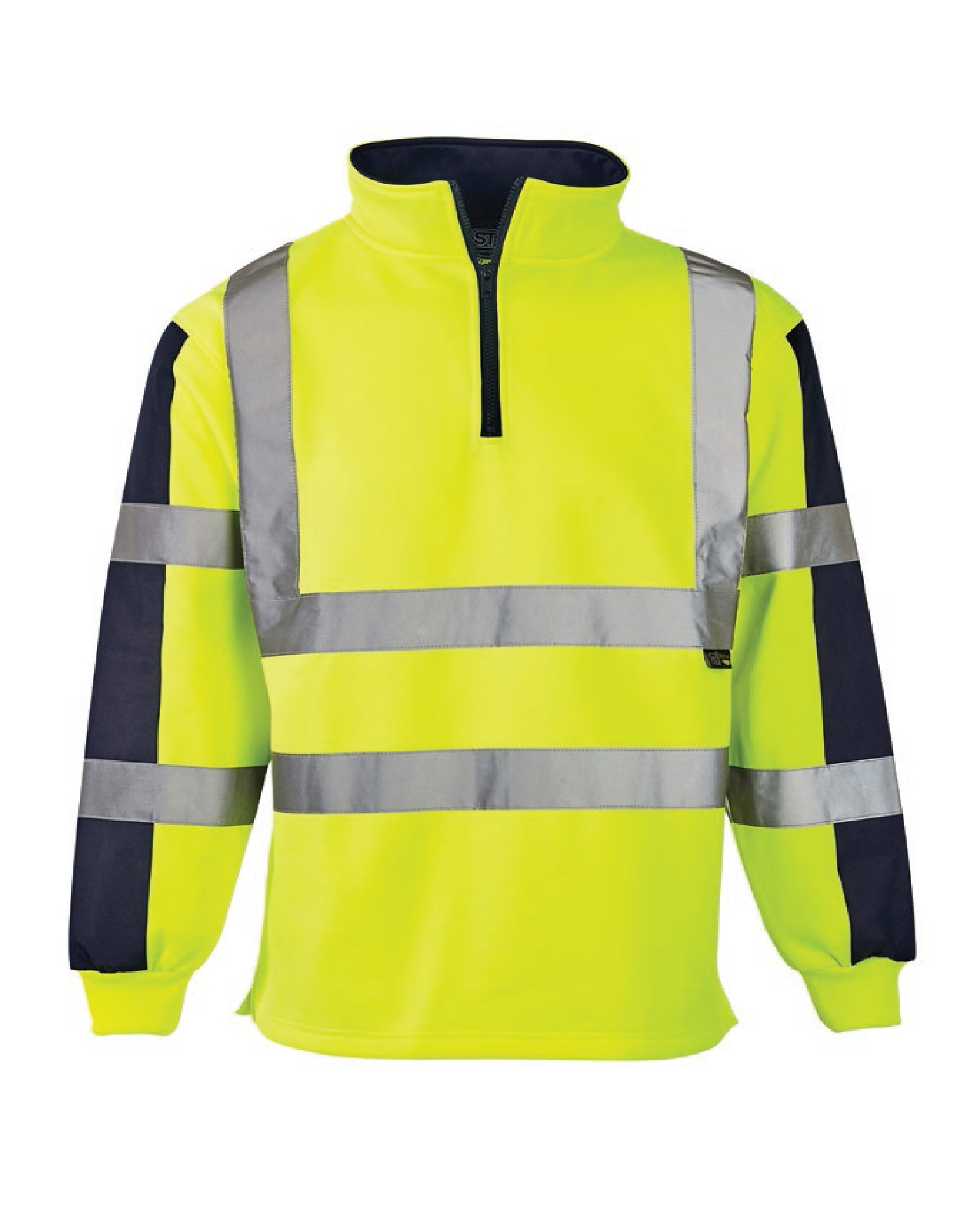 ST Hi Vis 2 Tone Yellow Rugby Shirt