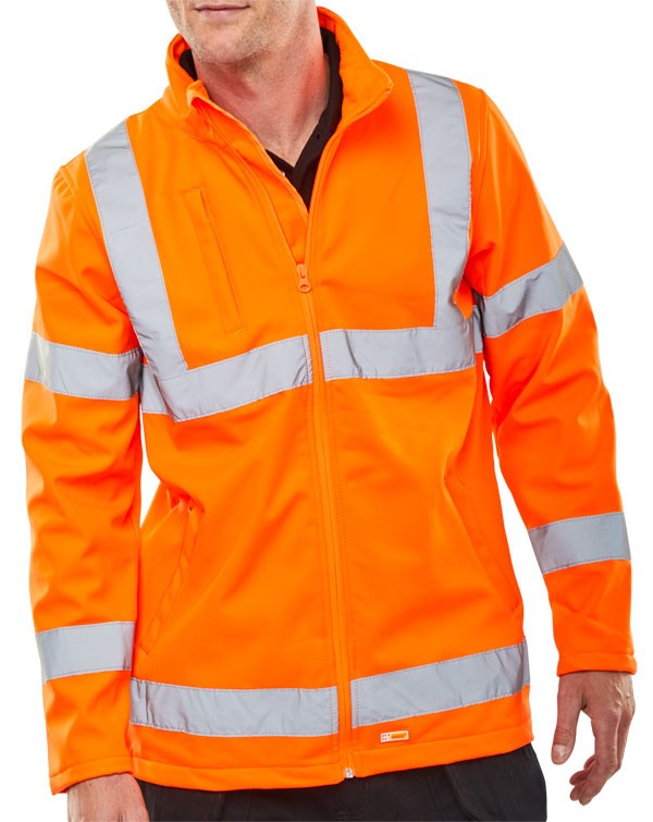 SOFT SHELL JKT HV ORANGE EN20471 GORT3279