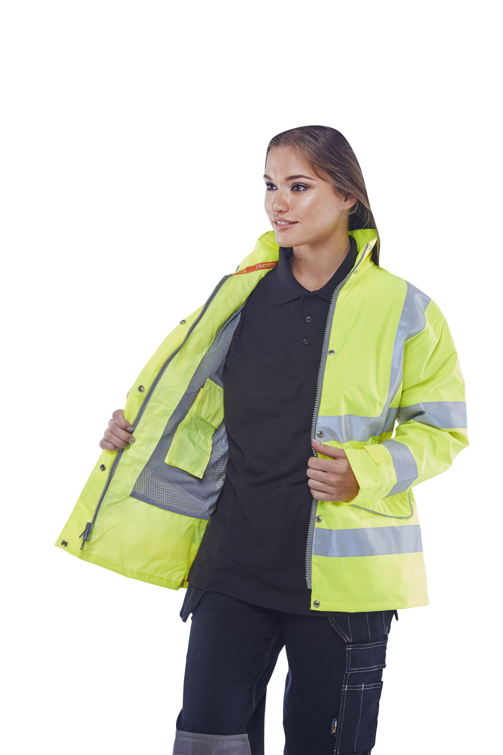 LADIES EXEC HI VIS JKT