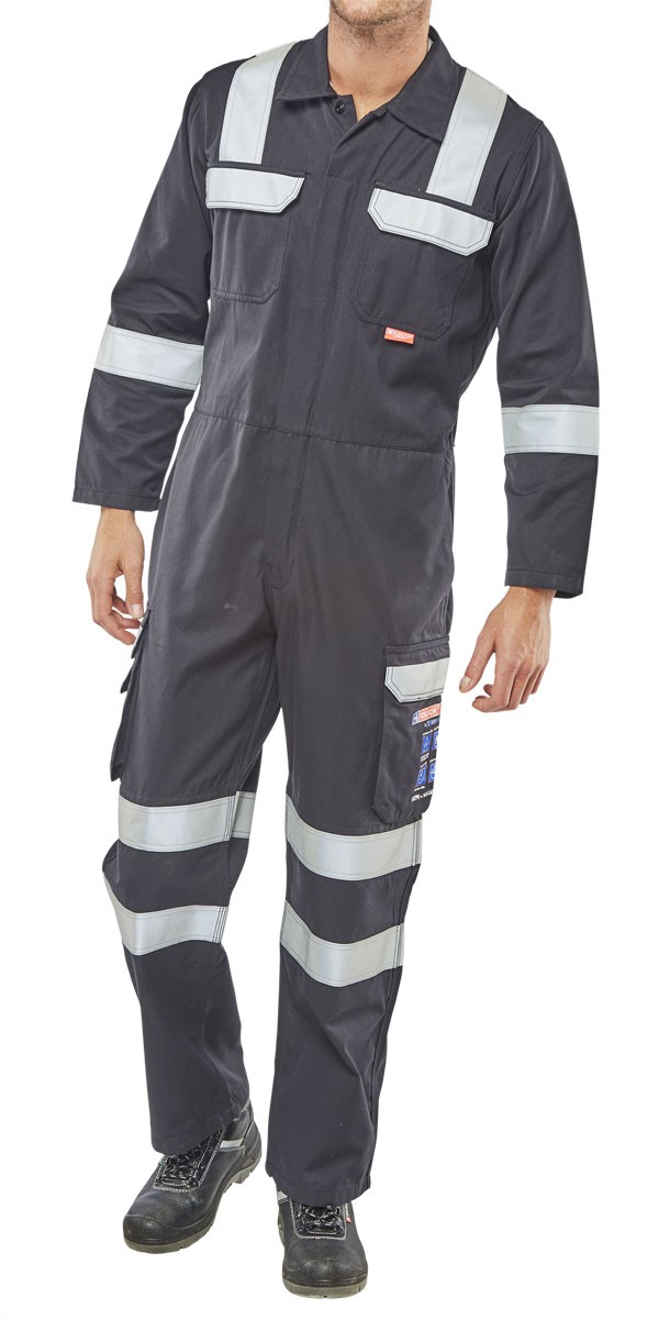 ARC FLASH COVERALL NAVY BLUE