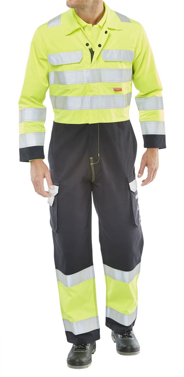 ARC FLASH COVERALL SATURN YELLOW / NAVY