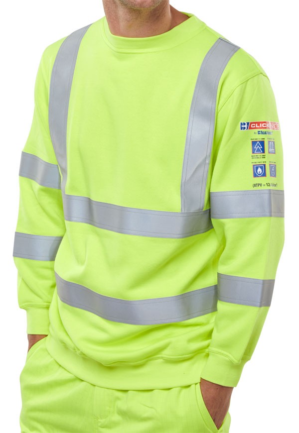 ARC COMPLIANT SWEATSHIRT SATURN YELLOW