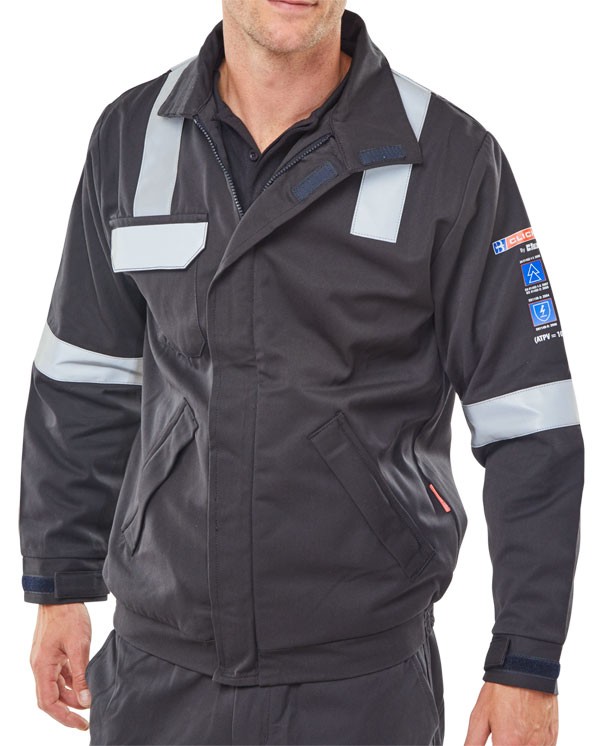 ARC WOVEN JACKET NAVY BLUE
