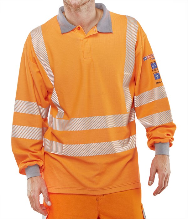 ARC FLASH GO/RT POLO SHIRT ORANGE