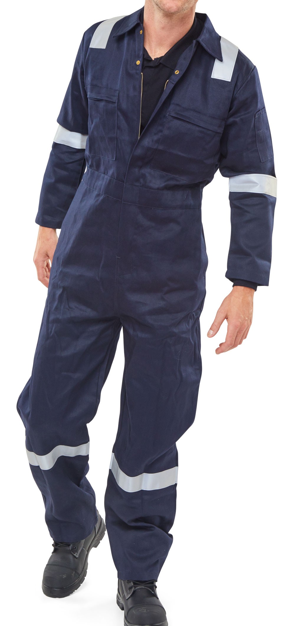FR BURGAN BOILERSUIT ANTI-STATIC NAVY BLUE