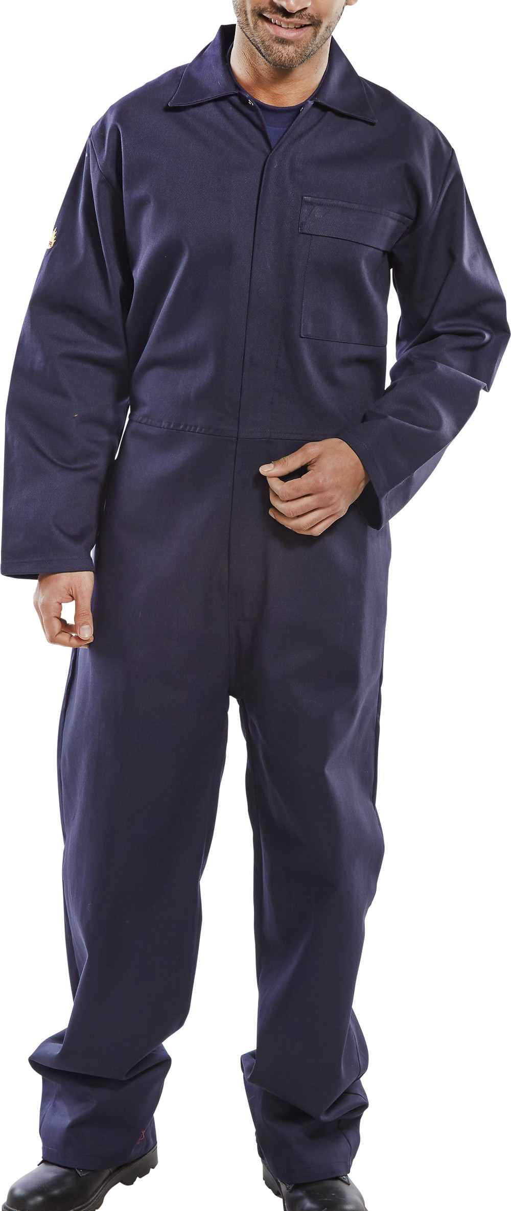 FIRE RETARDANT BOILERSUIT NAVY BLUE