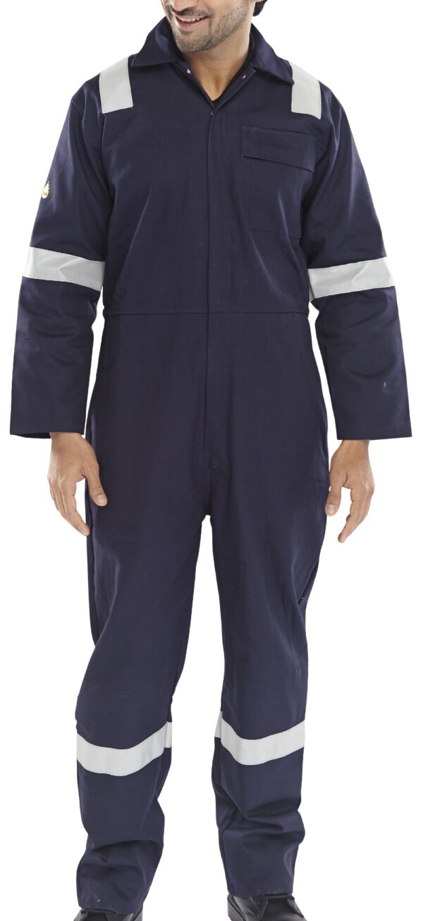 FIRE RETARDANT NORDIC DESIGN BOILERSUIT NAVY BLUE