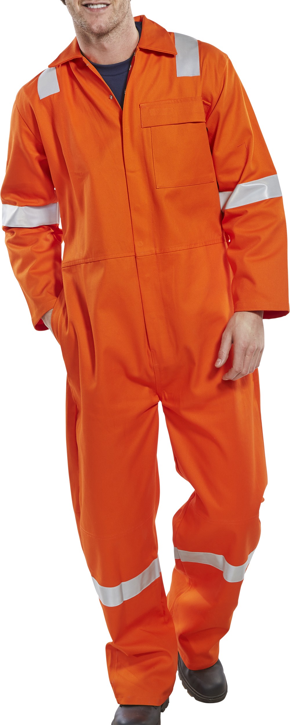 FIRE RETARDANT NORDIC DESIGN BOILERSUIT ORANGE