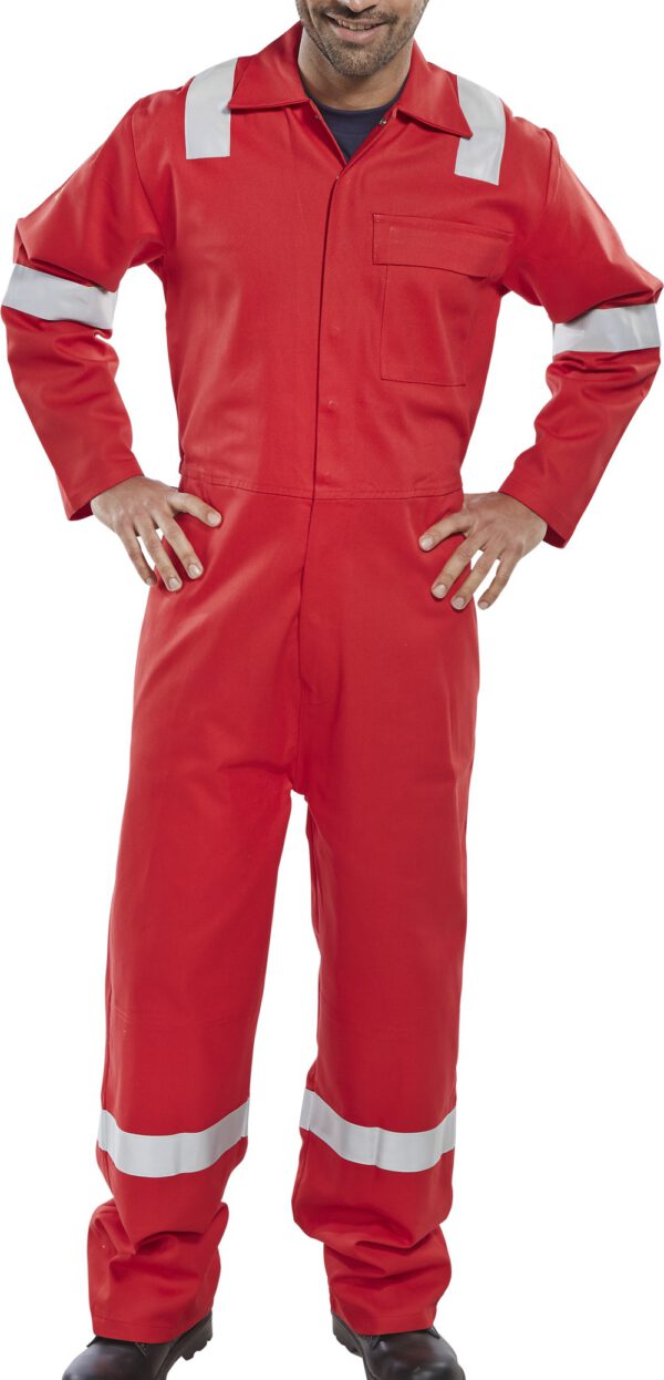 FIRE RETARDANT NORDIC DESIGN BOILERSUIT RED