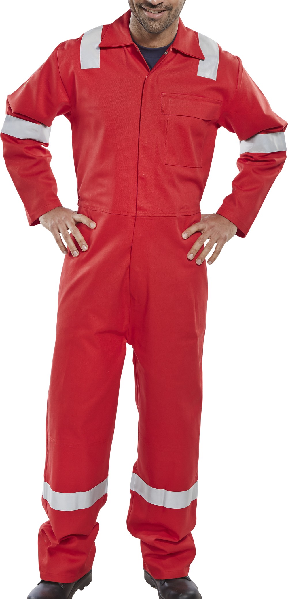 FIRE RETARDANT NORDIC DESIGN BOILERSUIT RED