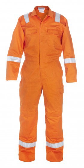 MIERLO MULTI CVC FLAME RETARDANT ANTI-STATIC COVERALL ORANGE