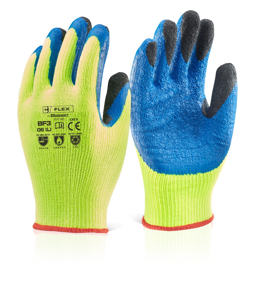 LATEX THERMO-STAR FULLY DIPPED GLOVE SATURN YELLOW