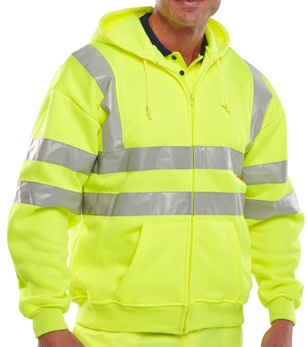 ZIP-UP HOODED SWEATSHIRT SATURN YELLOW