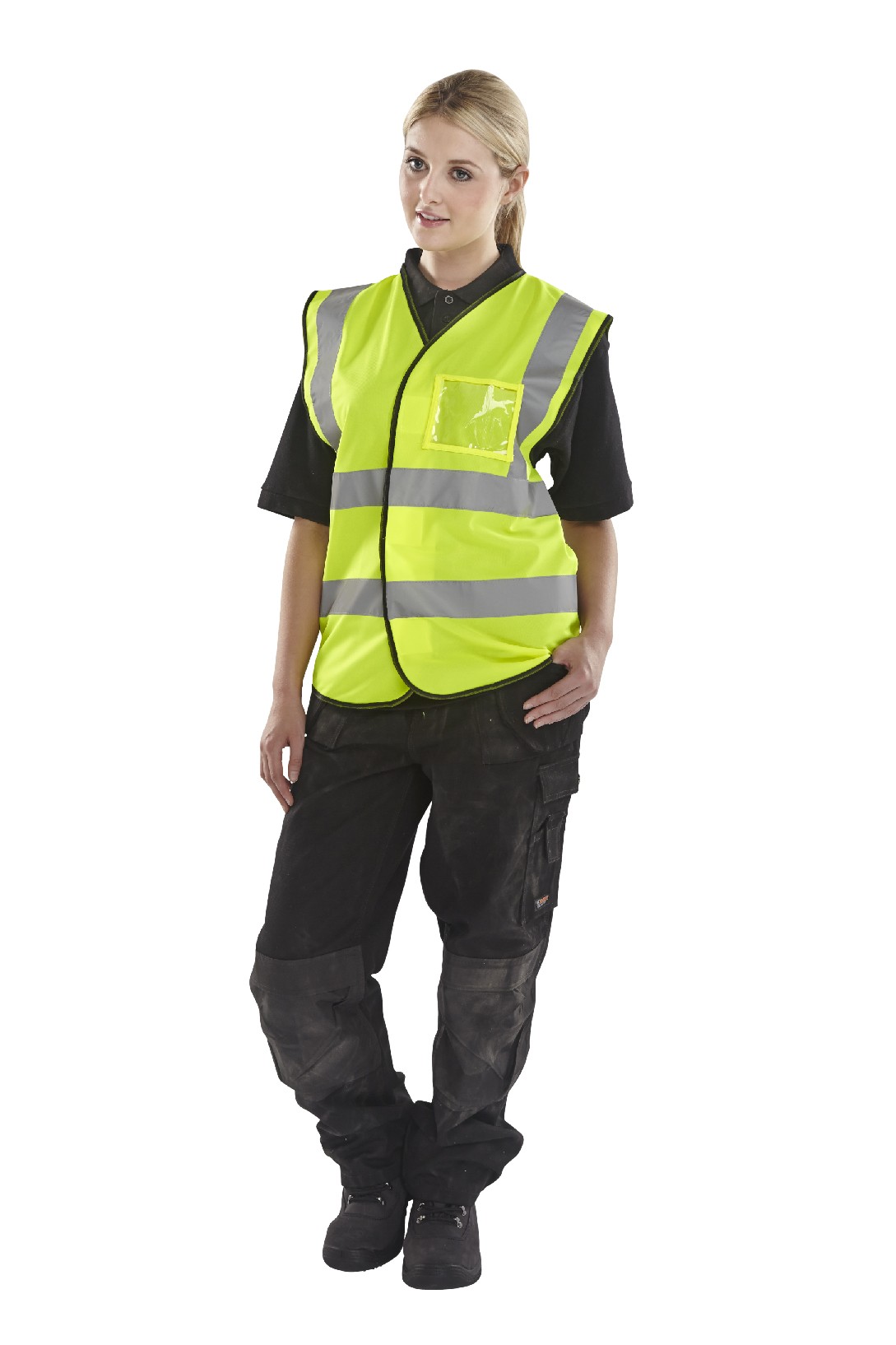 SAT YELLOW ID VEST
