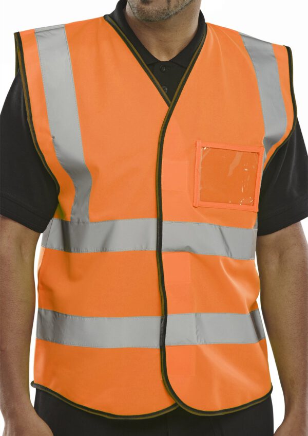 SAT YELLOW ID VEST
