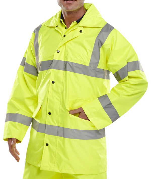 LIGHTWEIGHT EN471 JACKET SATURN YELLOW