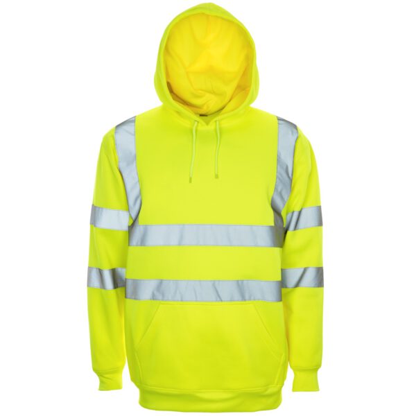 ST Hi Vis Yellow Hooded Sweatshirt