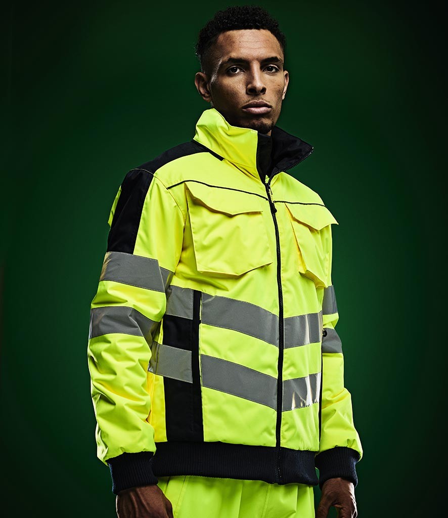 Regatta Hi-Vis Pro Contrast Bomber Jacket